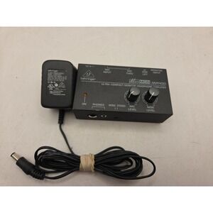 Behringer MA400 MICROMON Ultra-Compact Monitor Headphone Amplifier - TESTED D